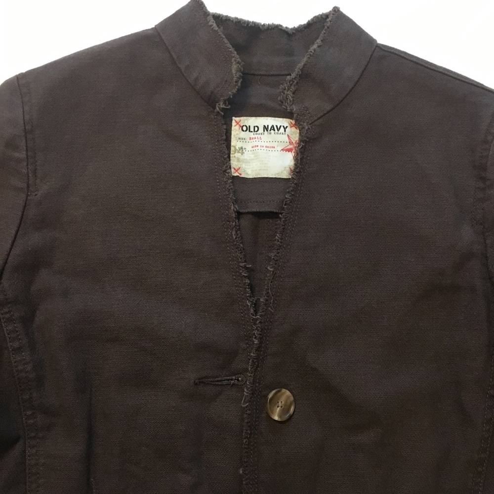 Old Navy Coast to Coast Distressed Edge Jacket - Picture 4 of 7